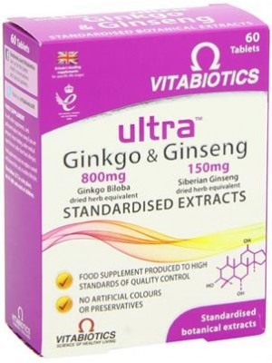 Ultra Ginkgo Ginseng 60 tablets